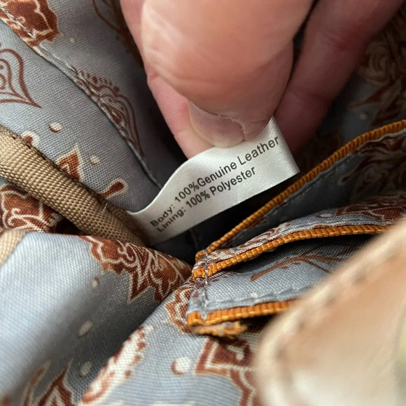 HOBO Puck Mini Backpack Crossbody Convertible in Cameo Metallic Neutral - Picture 9 of 16